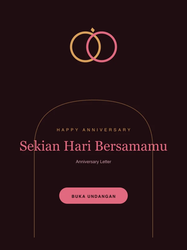 Template Anniversary Letter