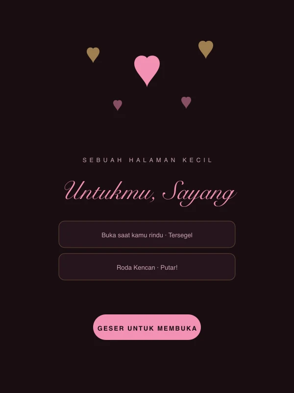 Template Love Letter
