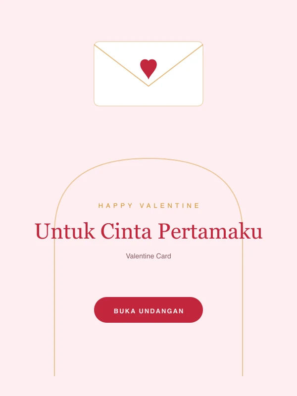 Template Valentine Card